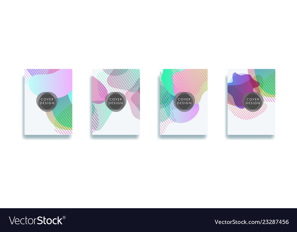 Dynamic style banner design set with fluid orange vector image Dynamic style banner design set with fluid orange