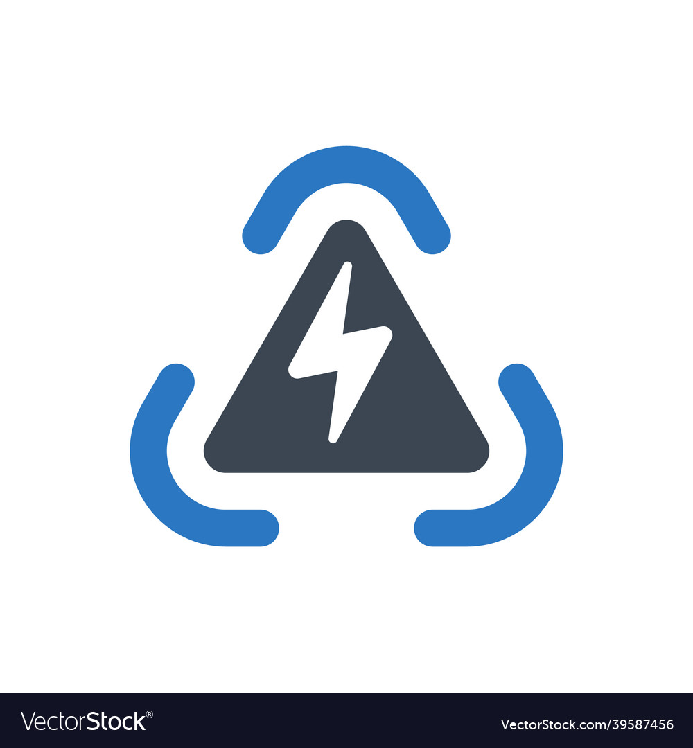 Lightning alert icon
