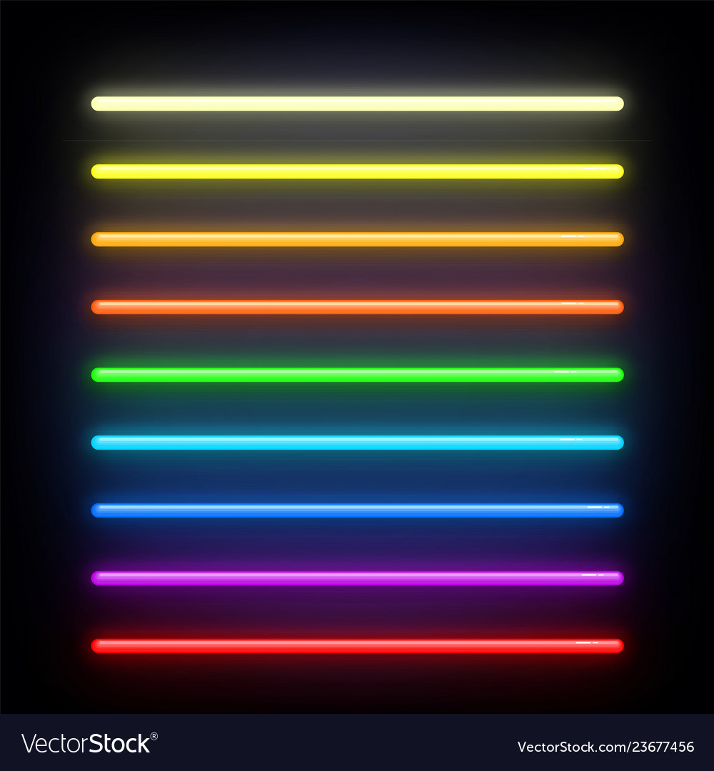 Neon Light Brushes - Colorful Glow