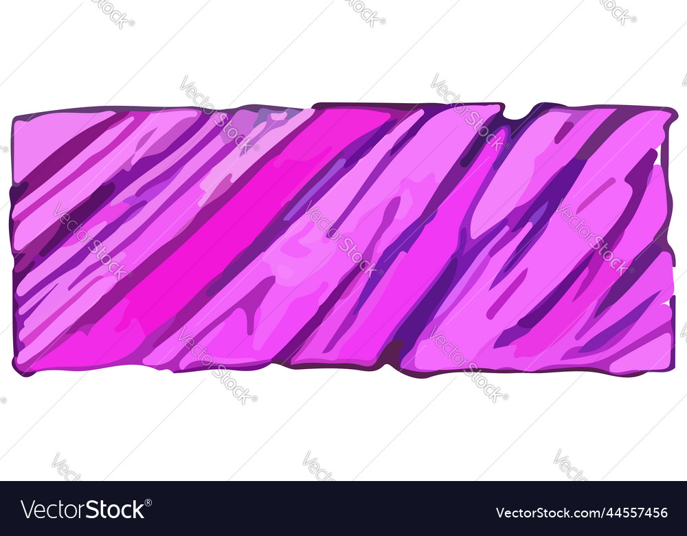 Purple rectangular shape with diagonal brush