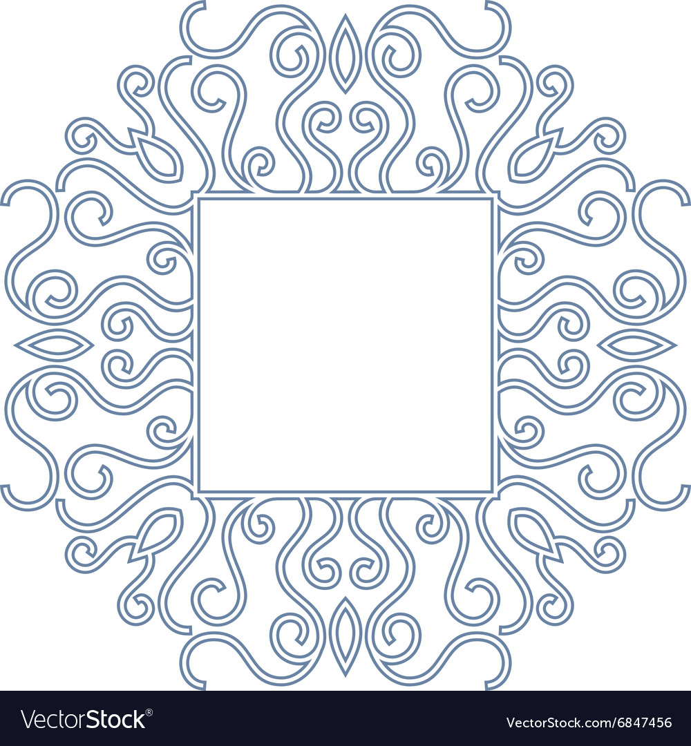 Wedding invitation card template Royalty Free Vector Image