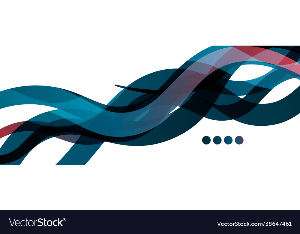 Abstract background - transparent overlapping wavy