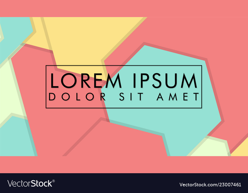 Abstract colorful hexagon background vector image Abstract colorful hexagon background