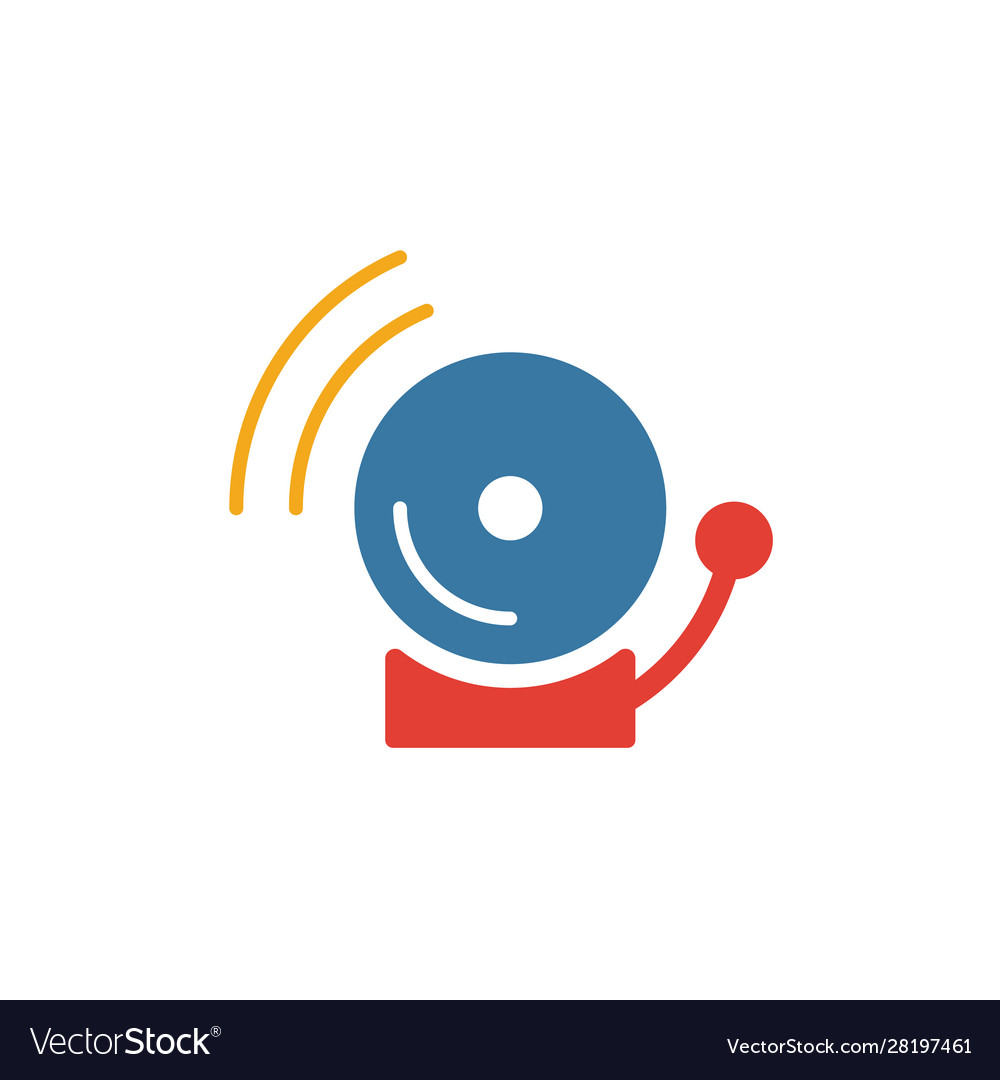 Alarm icon simple element from security icons