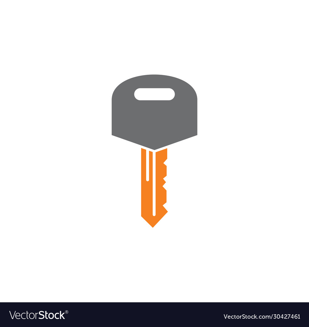 Key icon on background for graphic and web design Vector Image Key icon on background for graphic and web design