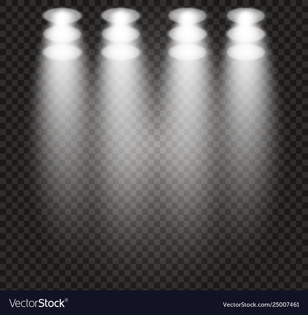 Spotlight light scene Royalty Free Vector Image