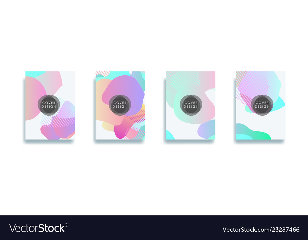 Dynamic style banner design set with fluid orange vector image Dynamic style banner design set with fluid orange