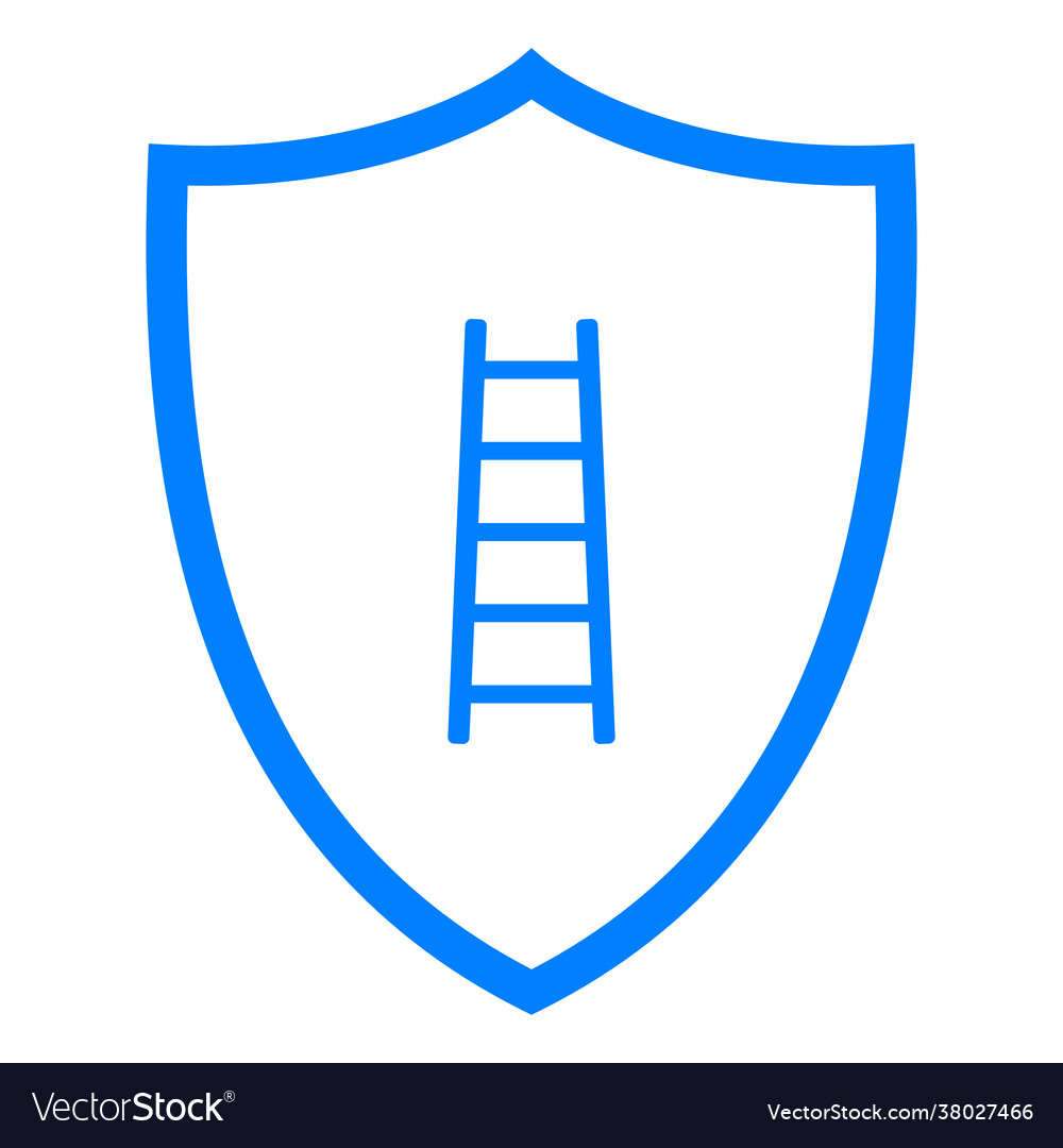 Ladder and shield
