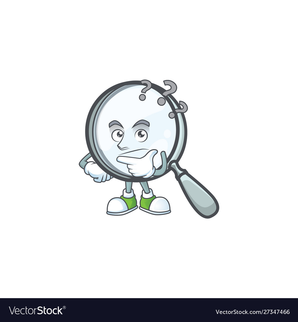 Denken Silber Lupe für Forschungswerkzeug vector image Denken Silber Lupe für Forschungswerkzeug