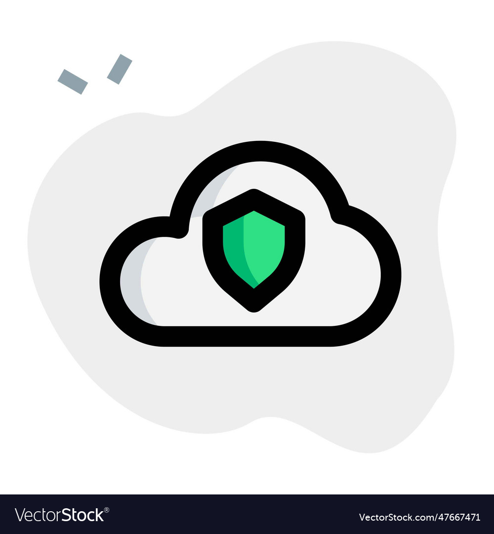 Cloud security protects the stored data