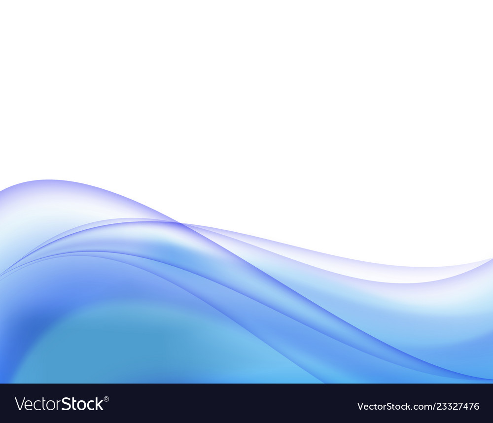 Abstract Blue Curve Wave Background