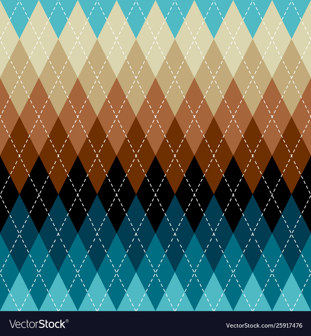 Argyle seamless pattern background vector image Argyle seamless pattern background