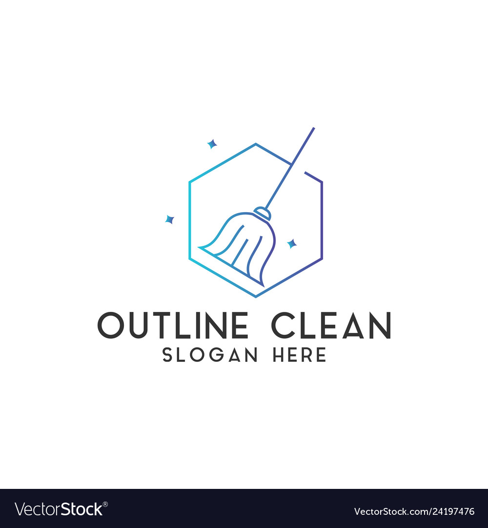 Clean logo design template isolated