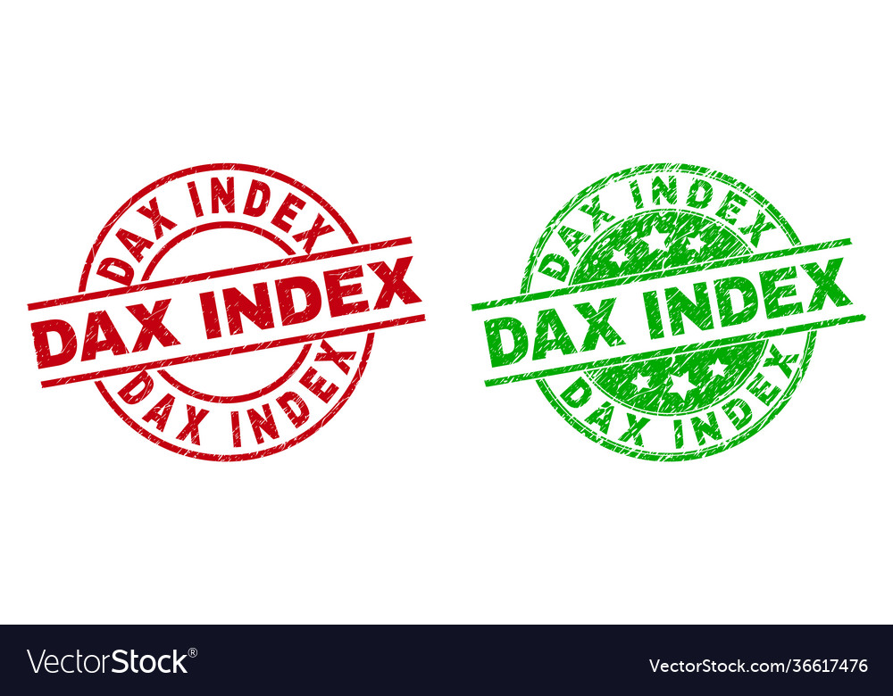 Dax index round stamp seals with corroded style