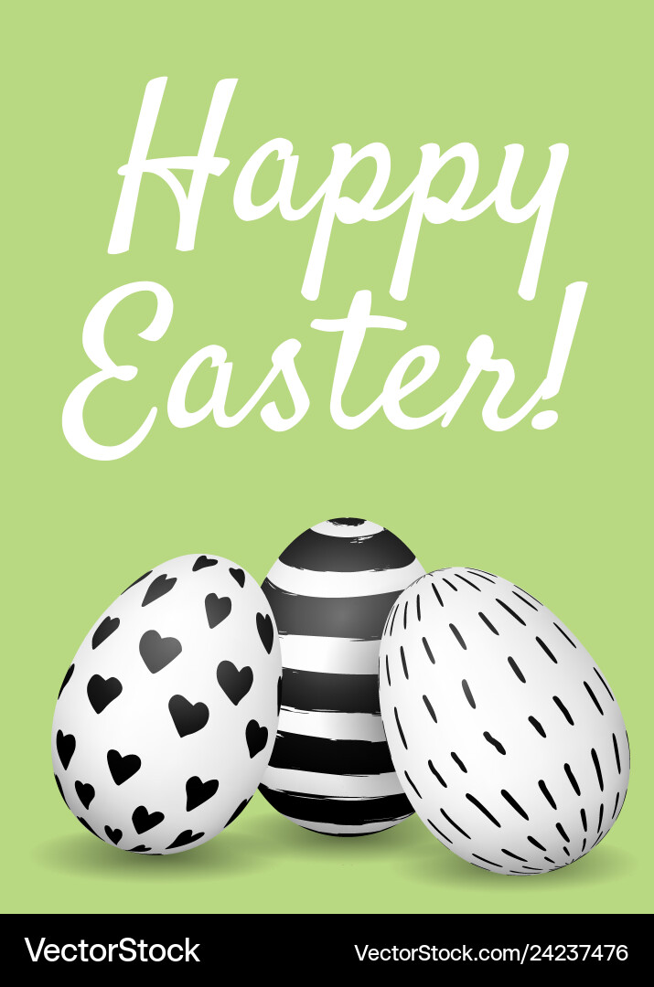 Easter eggs Royalty Free Vector Image - VectorStock