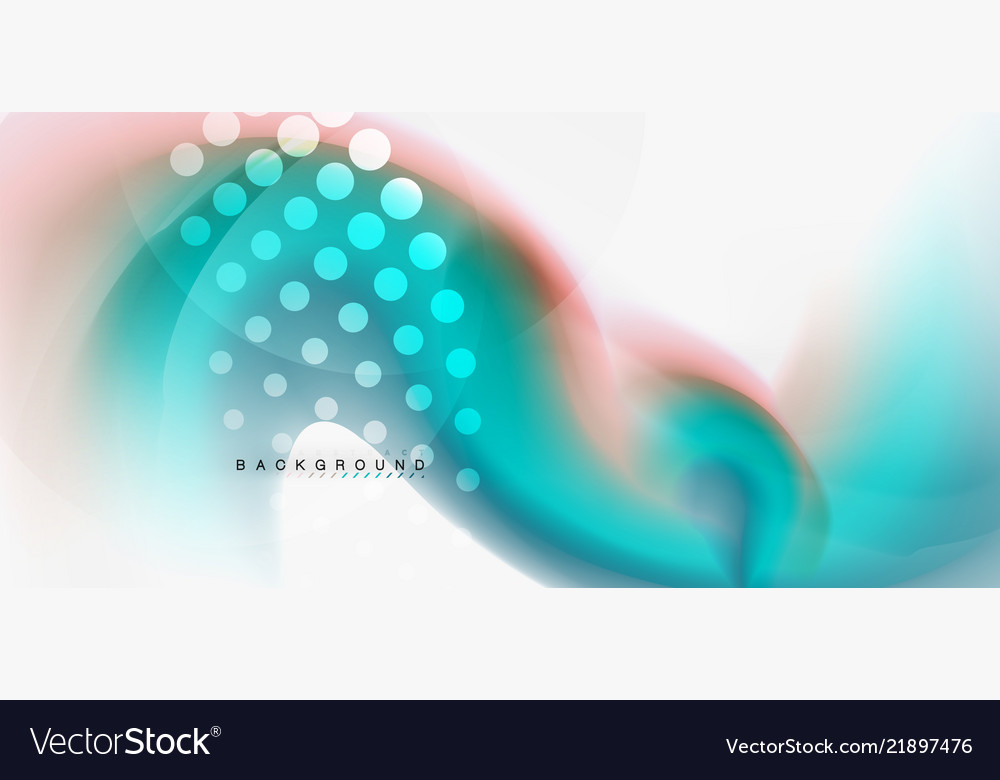 Mixing liquid color flow abstract background vector image Mixing liquid color flow abstract background