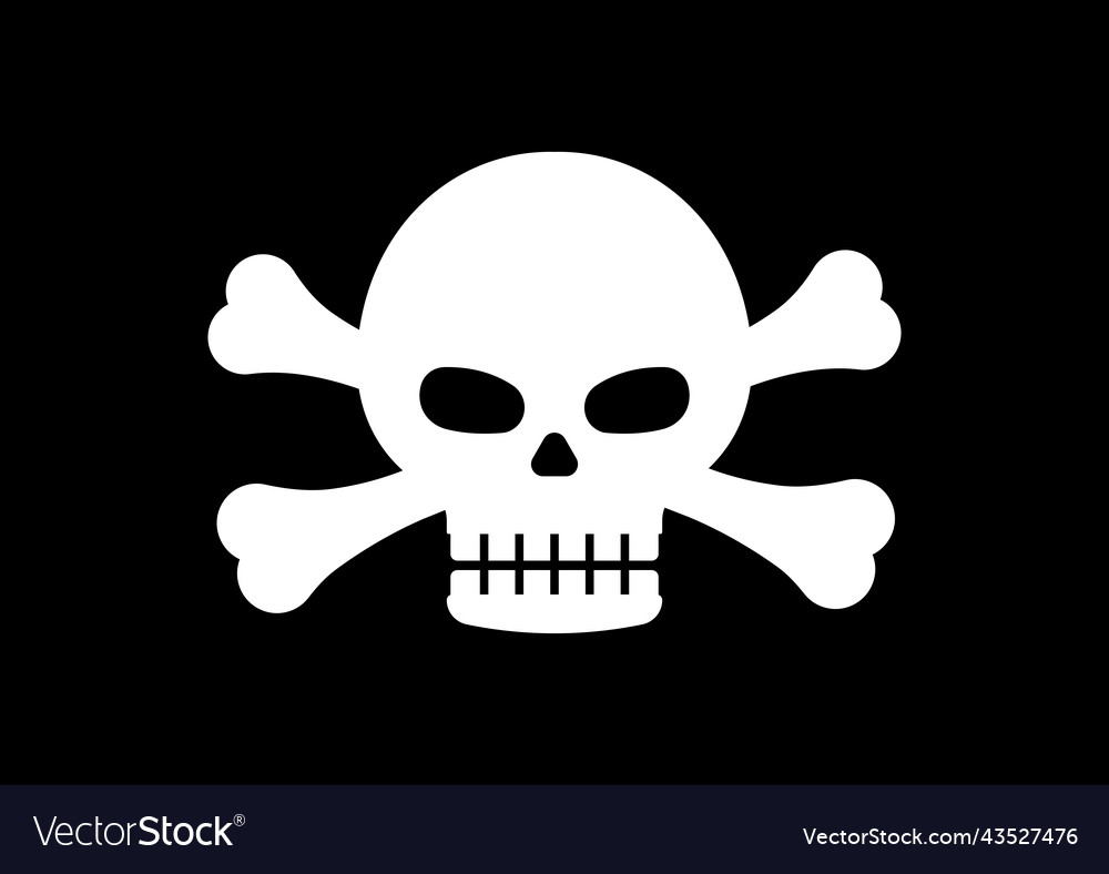 Pirate skull with cross bones