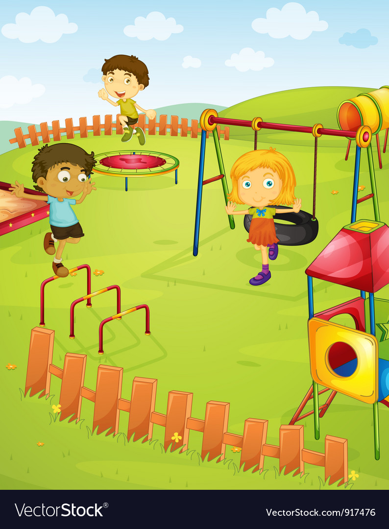 Playground Royalty Free Vector Image - VectorStock