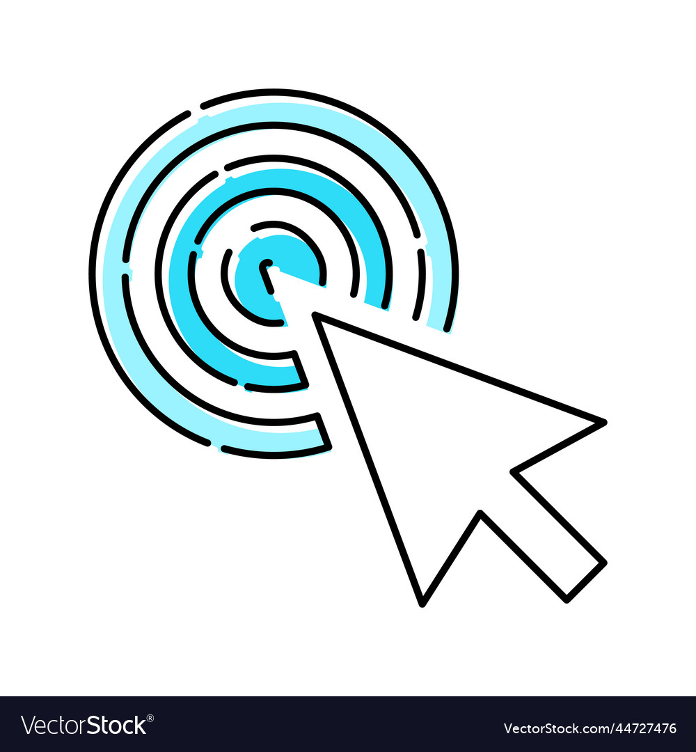 Pointer arrow color icon