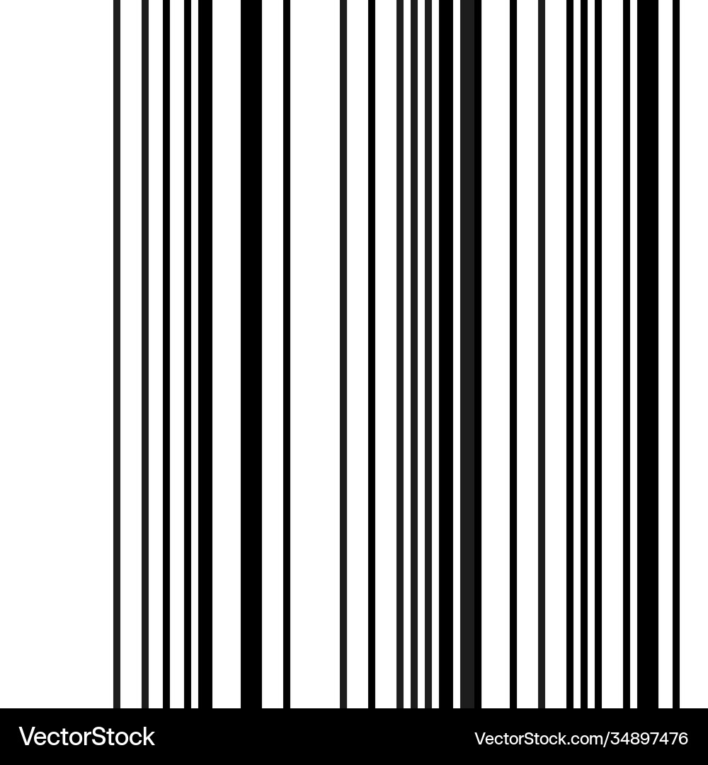 Seamless pattern with vertical black lines Vector Image