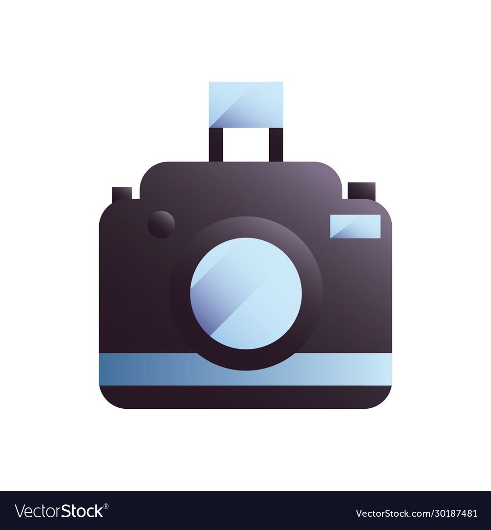 Isolated camera device gradient style icon