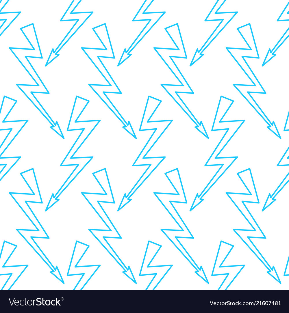 Lightning symbol pattern