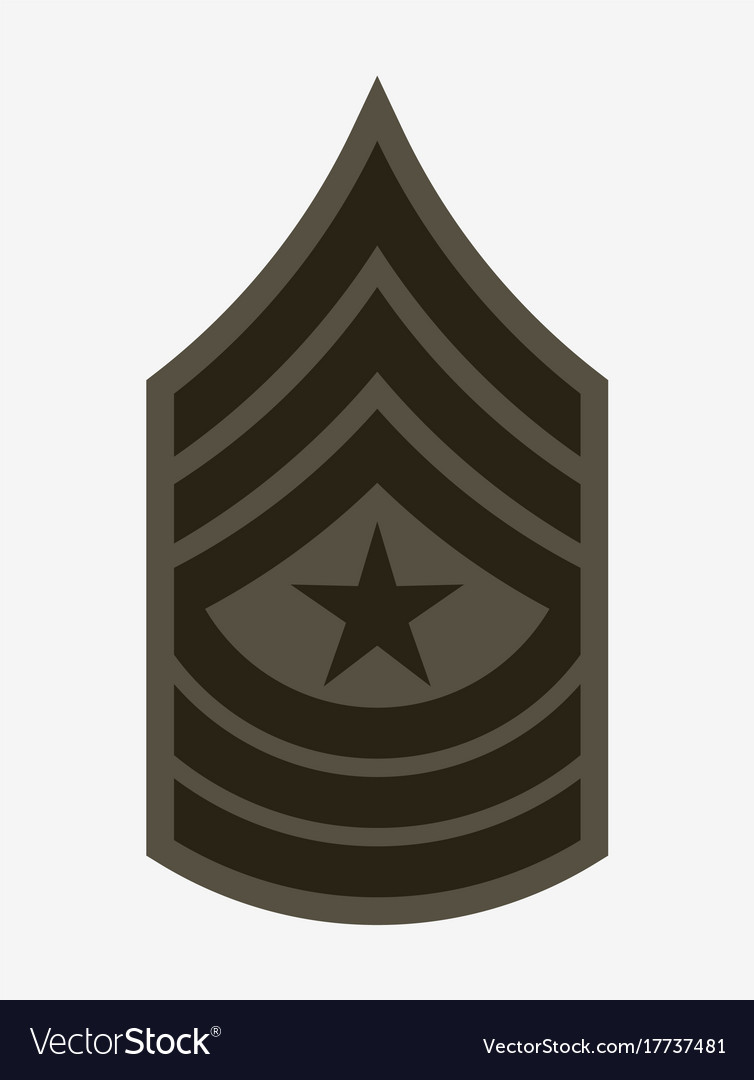 Military ranks and insignia stripes chevrons Vector Image