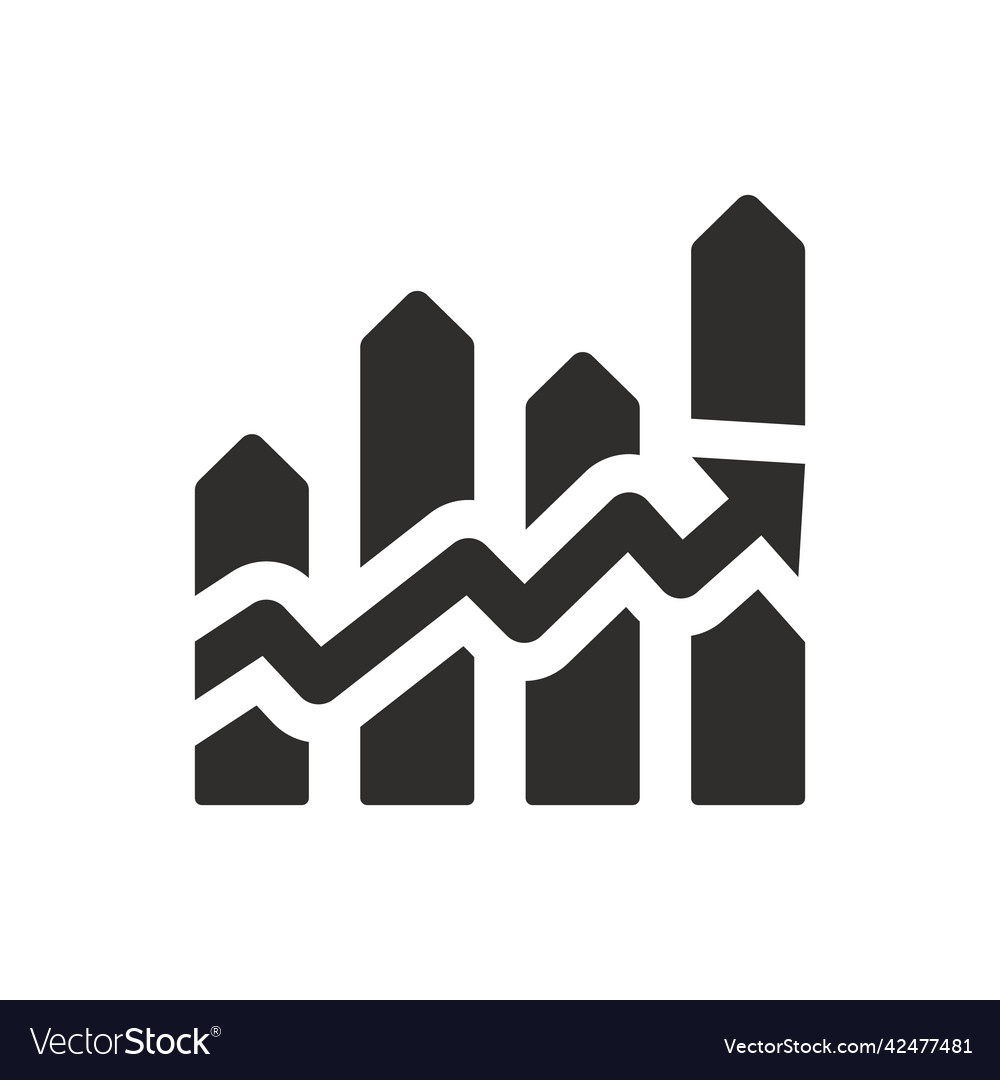 Statistics infographic icon