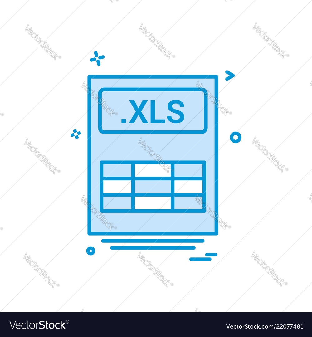XLS File Icon Set