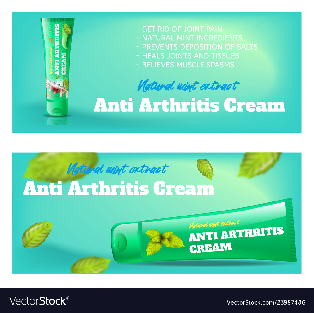 Anti arthritis cream natural mint extract