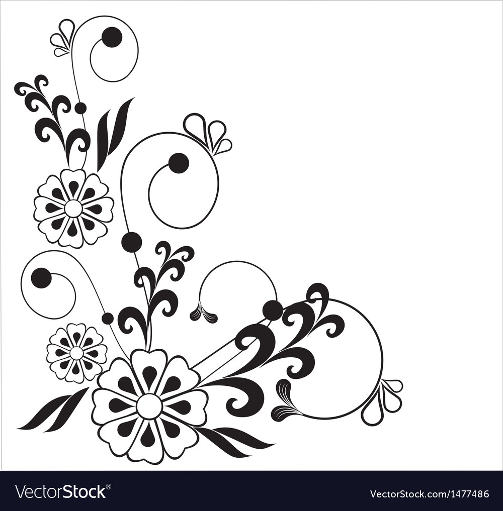 Beautiful abstract floral background Royalty Free Vector