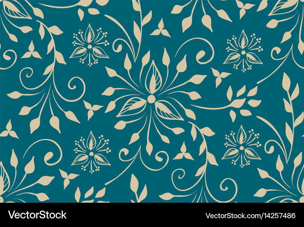 Floral seamless pattern element Royalty Free Vector Image
