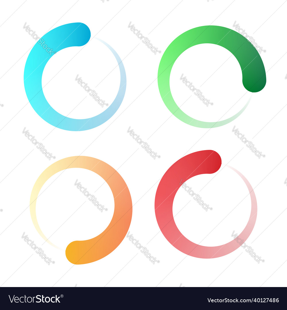 Fortschrittsschritte Phasen Indikator Preloader Puffer vector image Fortschrittsschritte Phasen Indikator Preloader Puffer