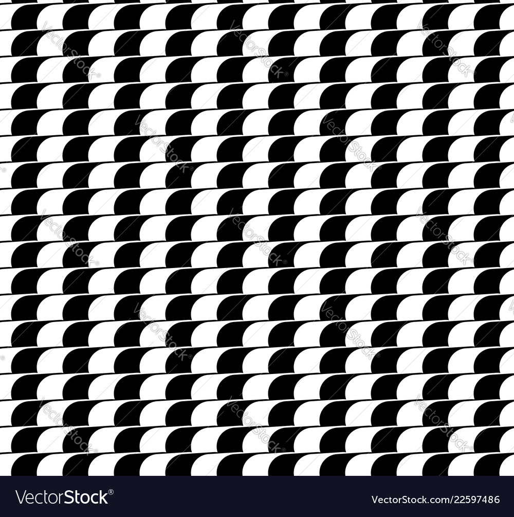Seamless monochrome pattern with overlapping vector image Seamless monochrome pattern with overlapping