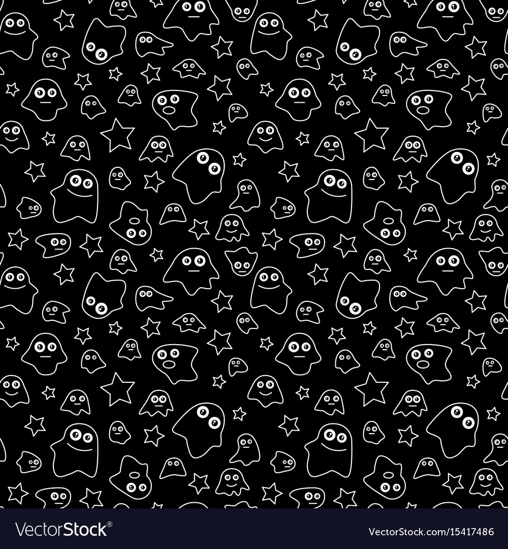 Seamless pattern ghost