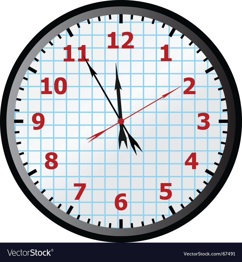 Clock Royalty Free Vector Image - VectorStock