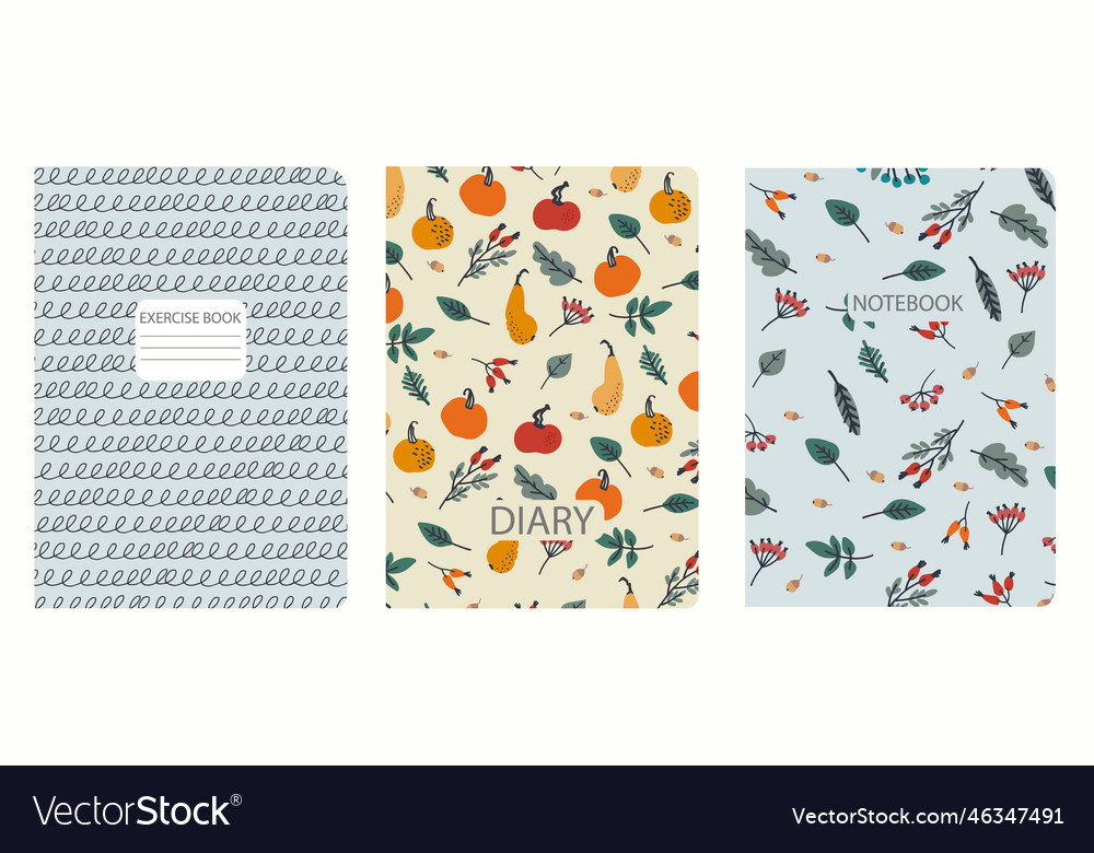 Cover page templates based on seamless patterns Vector Image Cover page templates based on seamless patterns