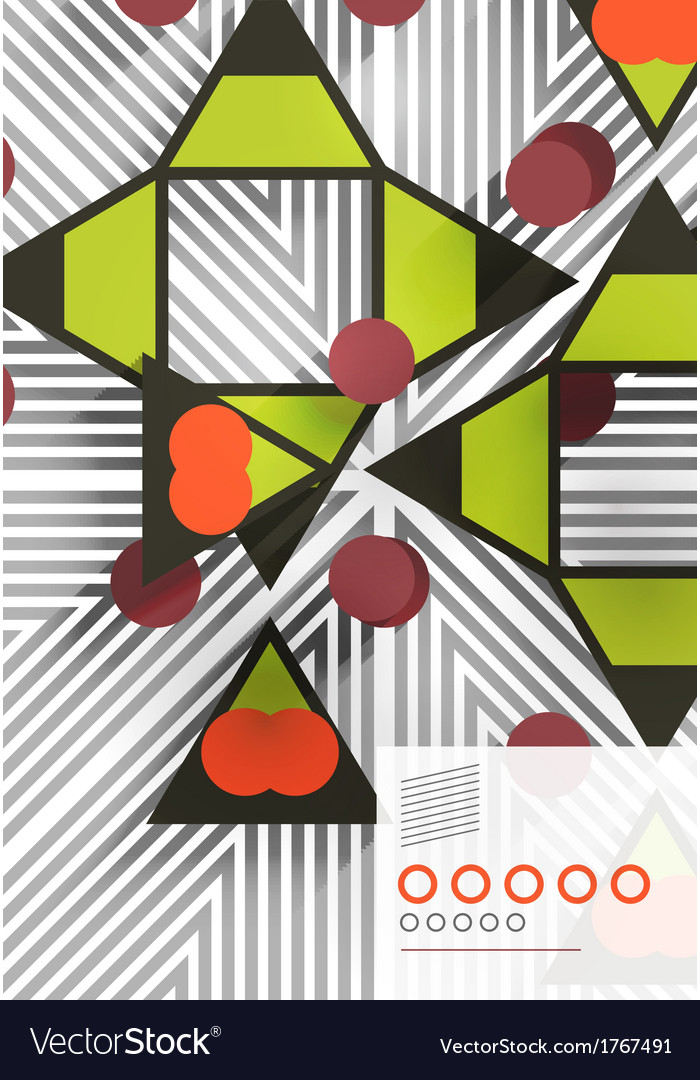 Geometric shape abstract background