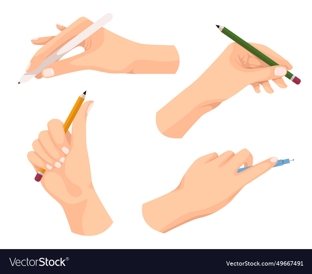 Writing tools in hand