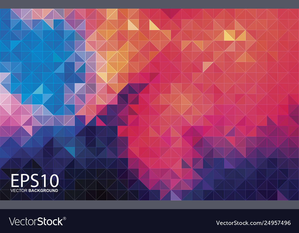 Abstract geometric colorful pattern background vector image Abstract geometric colorful pattern background