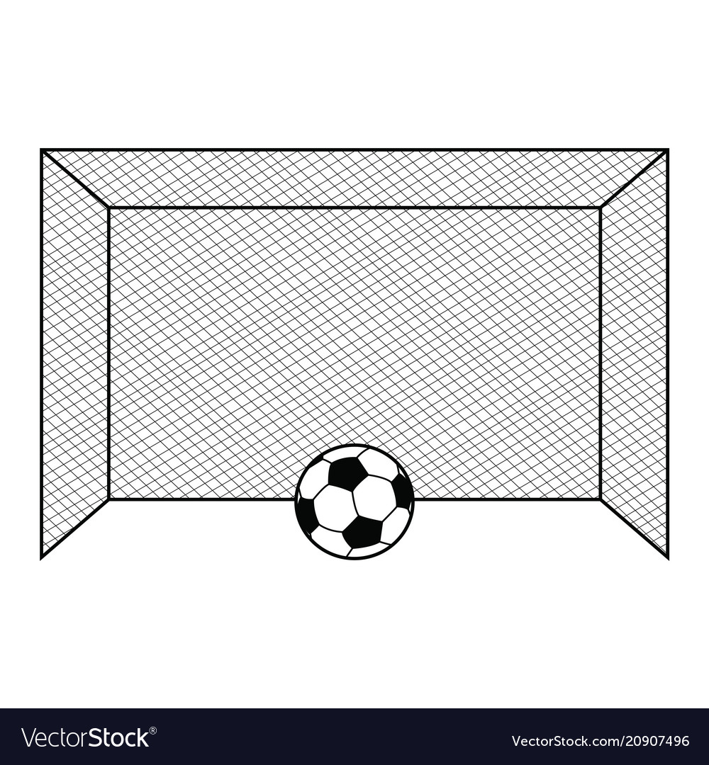 Abstract soccer object vector image Abstract soccer object