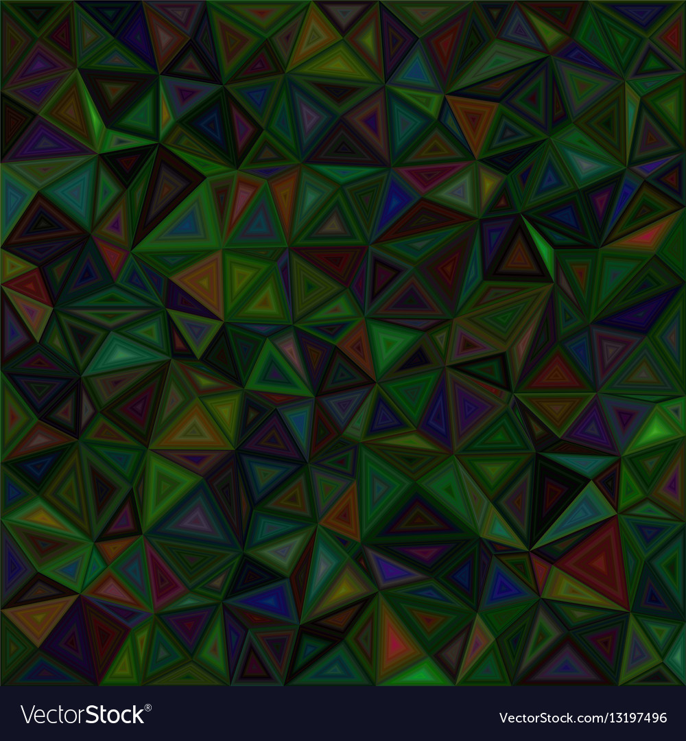 Dark color triangle mosaic background