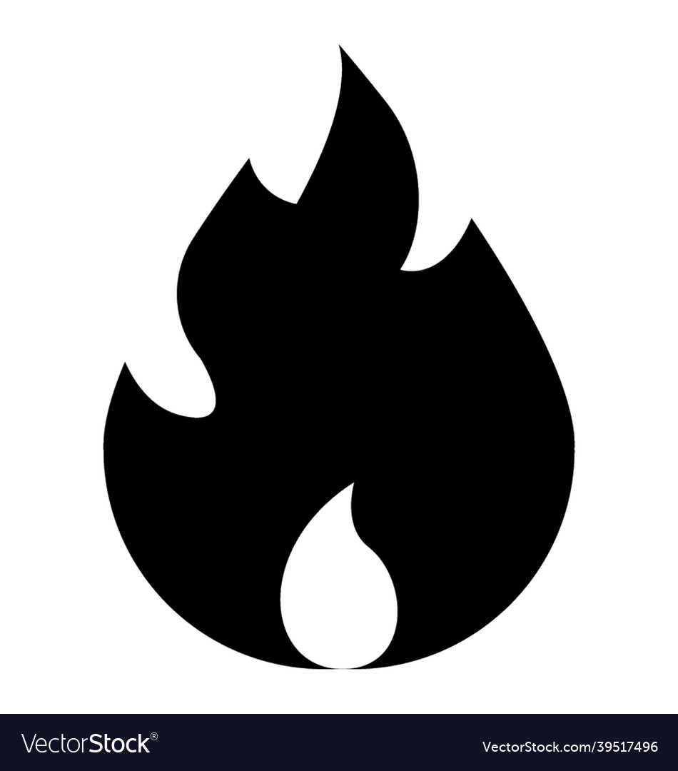 Flame Royalty Free Vector Image - VectorStock