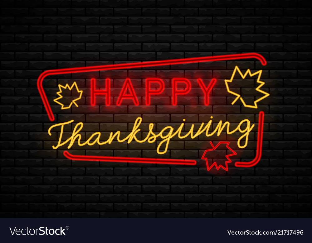 happy thanksgiving light up sign