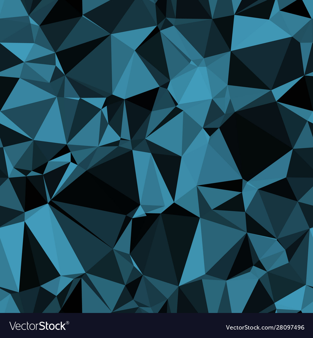 Random seamless blue triangle pattern tile mess Vector Image