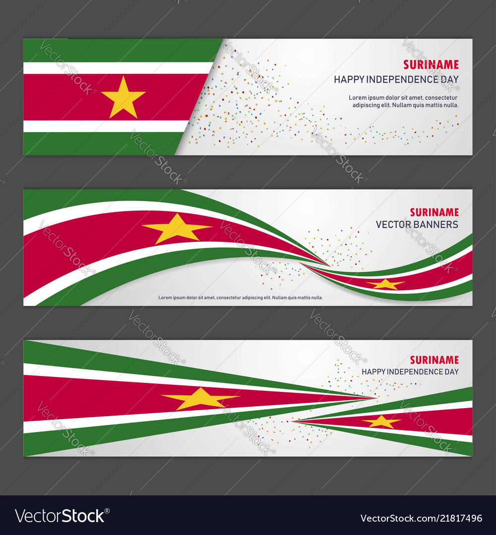 Suriname Unabhängigkeit Tag abstrakter Hintergrund