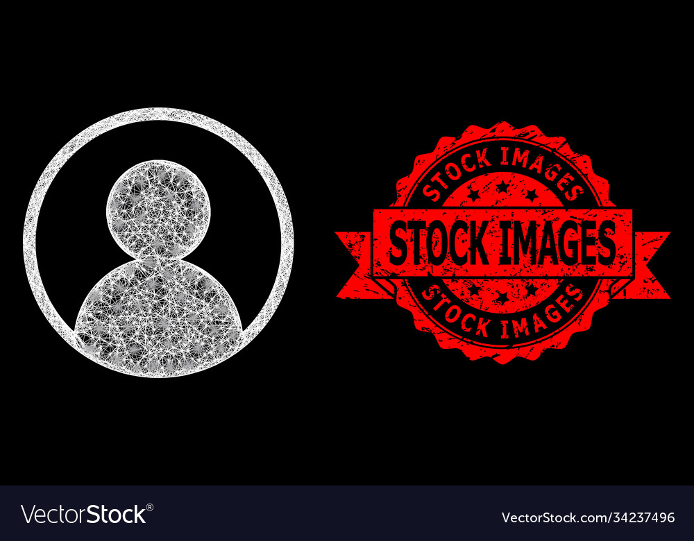 Textured stock images seal and bright web network