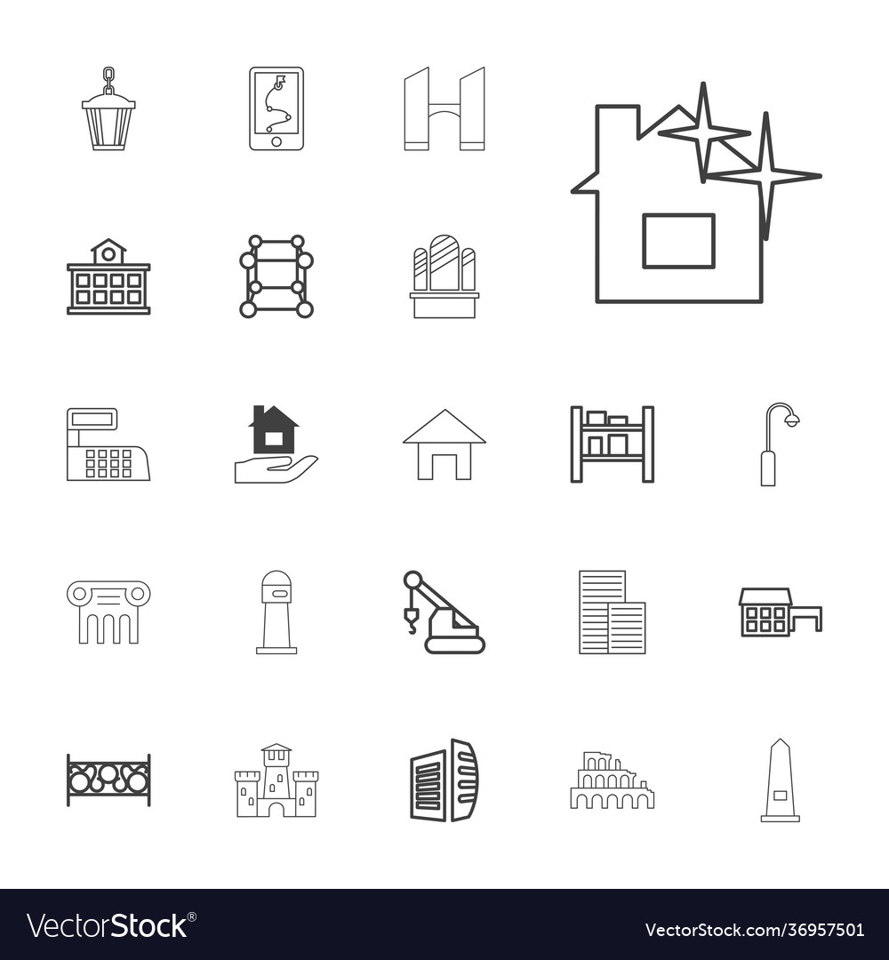 22 architecture icons