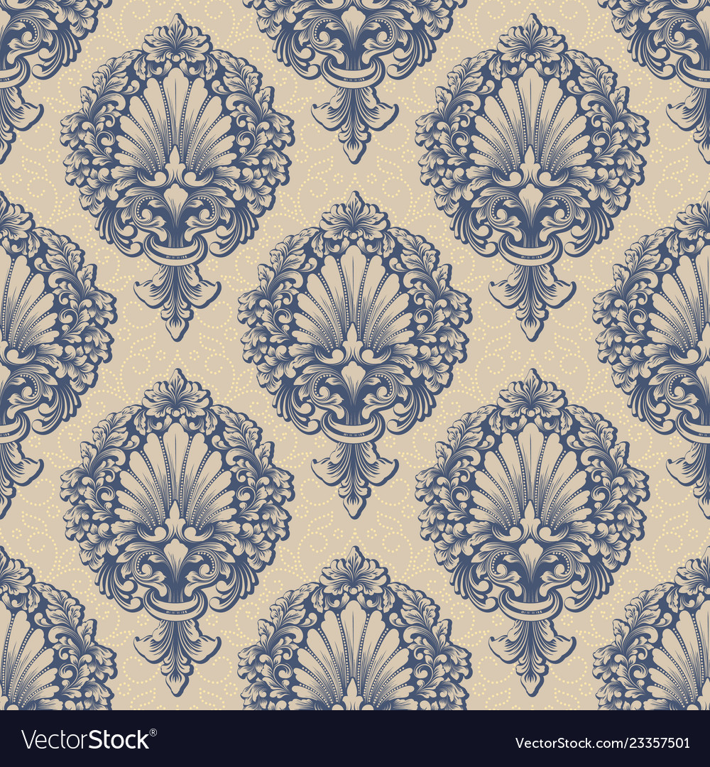 Damask Pattern Background