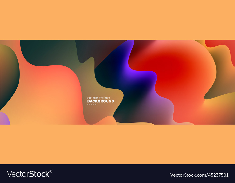 Dynamic liquid waves abstract background